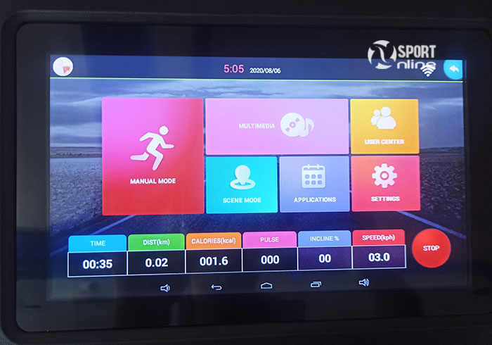 màn hình Máy chạy bộ điện Pro Fitness PF-115D