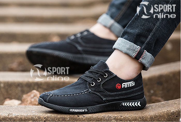 Giày thời trang thể thao nam FB TESI đen