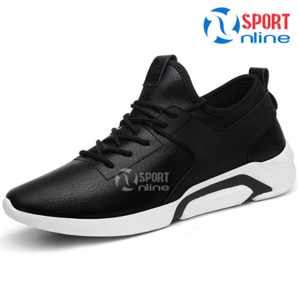 Giày thời trang thể thao HQ-015 đen phối trắng