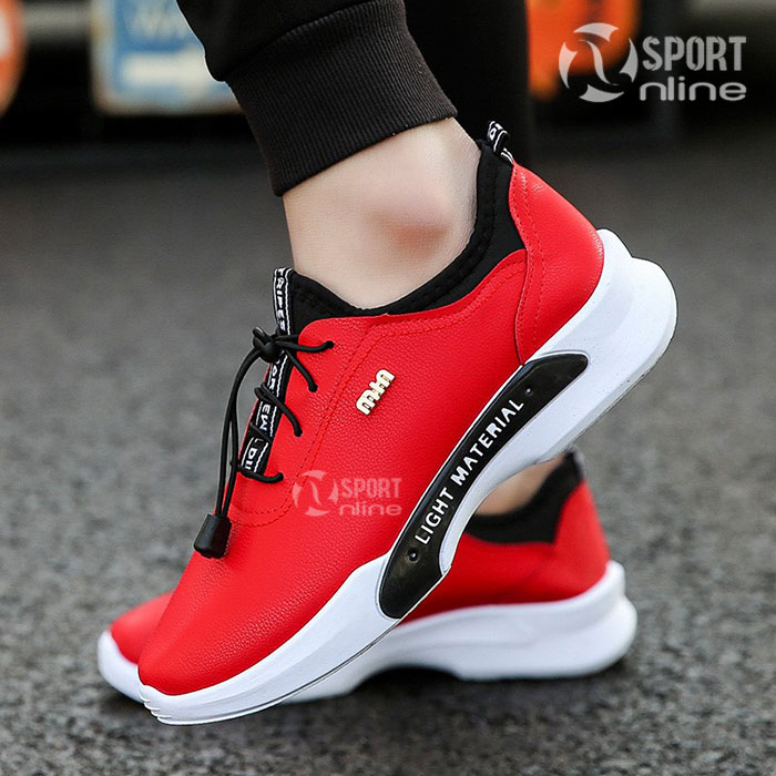 Giày thời trang thể thao nam MIN-01 màu đỏ