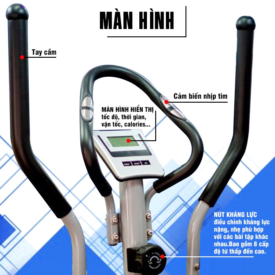 Thông tin chi tiết sản phẩm Xe đạp tập thể dục DLY-8706H